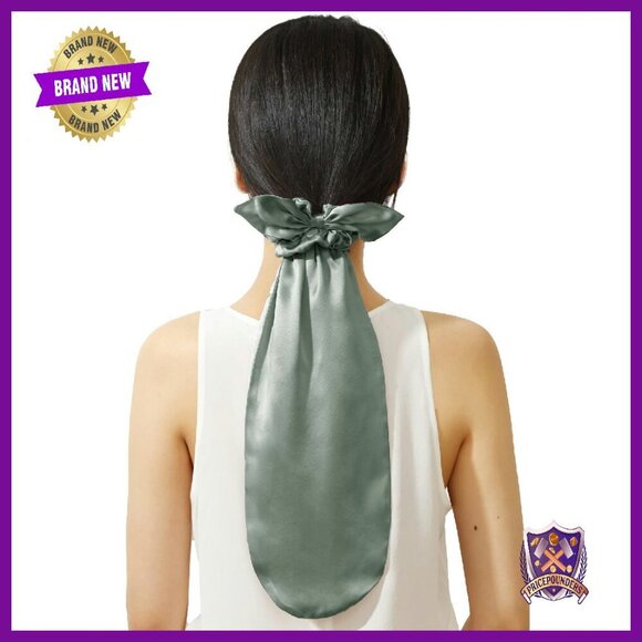 100% Silk Bonnet & Scrunchies Set for Long Curly Hair Protection main image 8
